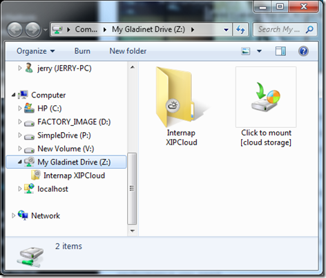 Internap XIPCloud Windows Client